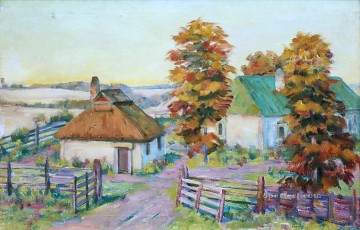 Artworks in 150 Subjects Painting - ukrainian landscape Konstantin Yuon plan scenes